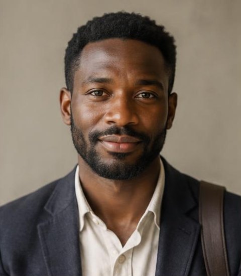 Portrait of Kwame Asante