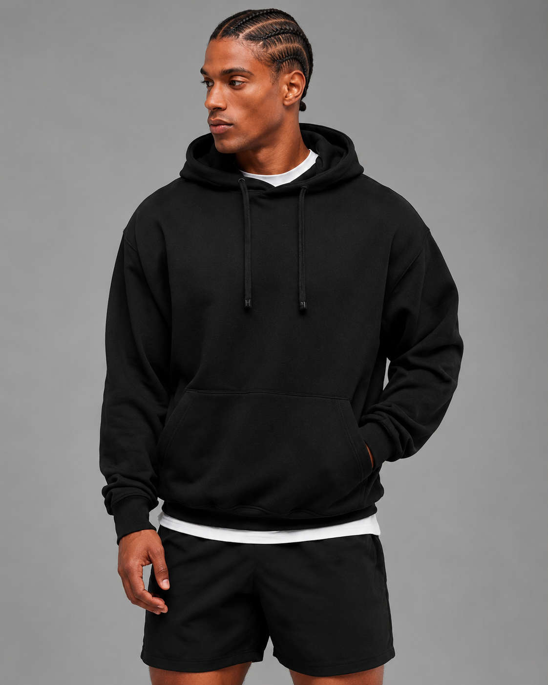 NERVE hoodie worn by an athlete